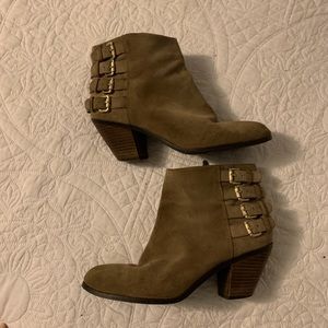Sam Edelman suede heeled booties size 8.5